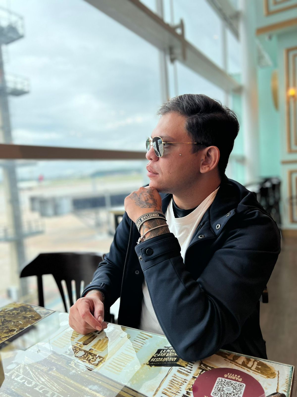 Professional portrait of Marcus, skincare specialist with warm smile